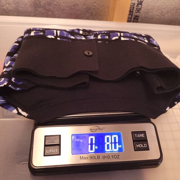 Brooks Brothers Cardigan Womens Small Blue Twinset Abstract Cotton Jersey NWT - Picture 12 of 12